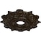 Ekena Millwork Preston Ceiling Medallion (Fits Canopies up to 4"), Hand-Painted Bronze, 17 1/2"OD x 4"ID x 1"P CM17PRBZS - alternate 3